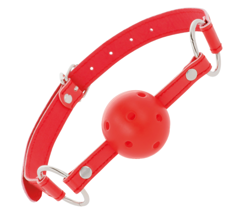 DARKNESS - RED BREATHABLE GAG