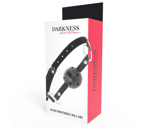 DARKNESS - BLACK BREATHABLE GAG