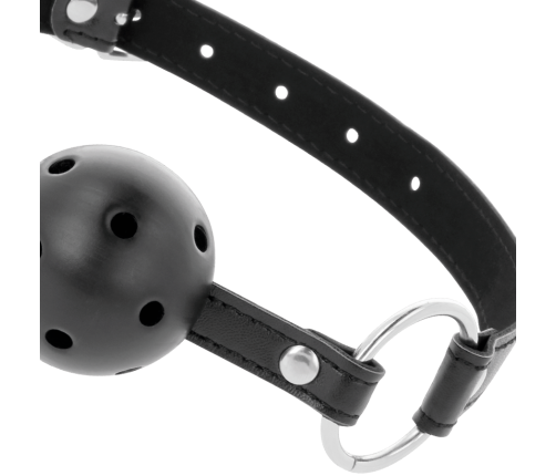 DARKNESS - BLACK BREATHABLE GAG