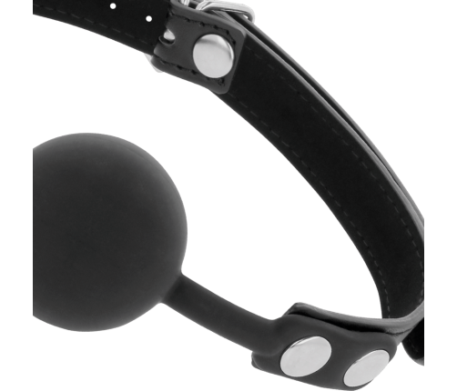 DARKNESS - BLACK SILICONE GAG