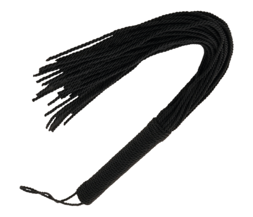 DARKNESS - BLACK BONDAGE WHIP 50CM