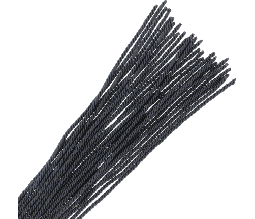 DARKNESS - BLACK BONDAGE WHIP 50CM