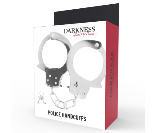DARKNESS - METAL HANDCUFFS WITH KEYS