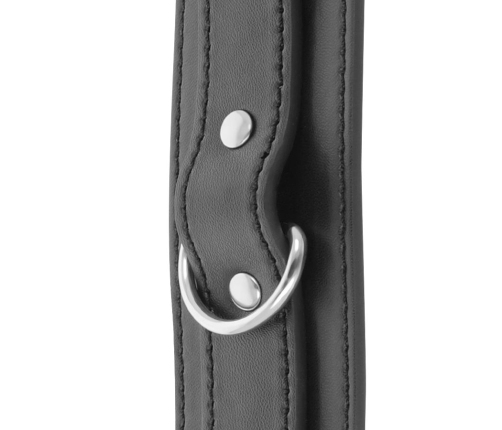 DARKNESS - BLACK ADJUSTABLE HANDCUFFS WITH DOUBLE REINFORCEMENT TAPE