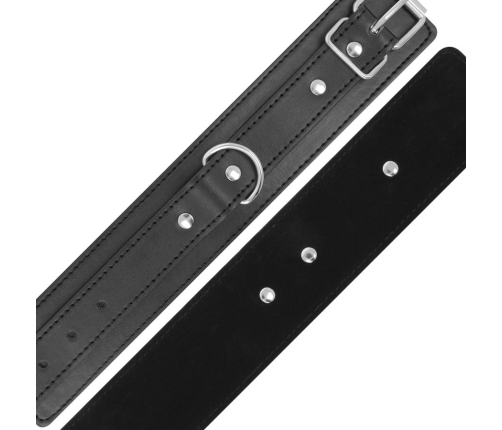 DARKNESS - BLACK ADJUSTABLE HANDCUFFS WITH DOUBLE REINFORCEMENT TAPE