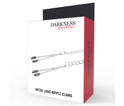 DARKNESS - ADJUSTABLE METAL NIPPLE Clamps