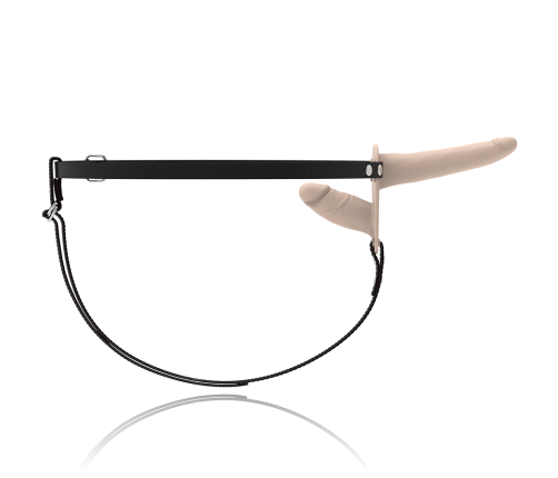 FETISH SUBMISSIVE HARNESS - DOBLE PENETRACIÓN VIBRADOR FLESH UP