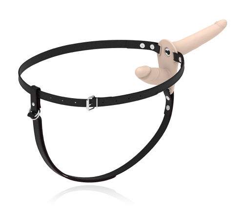 FETISH SUBMISSIVE HARNESS - DOBLE PENETRACIÓN VIBRADOR FLESH UP