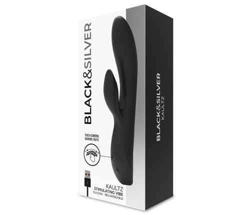 BLACK&SILVER - KAULTZ TOUCH CONTROL VIBRATOR
