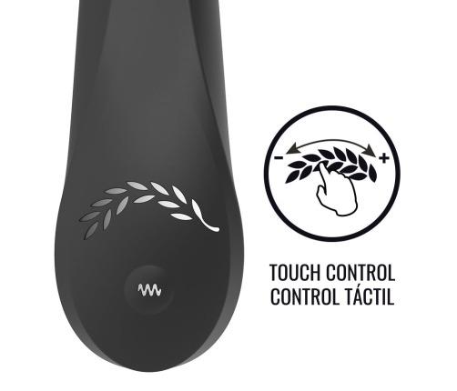 BLACK&SILVER - KEAN VIBRATOR TOUCH CONTROL