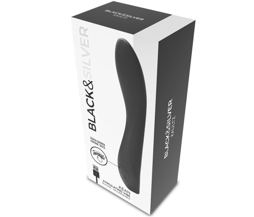 BLACK&SILVER - KEAN VIBRATOR TOUCH CONTROL