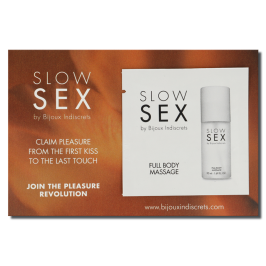 BIJOUX - SLOW SEX FULL BODY MASSAGE MASSAGE GEL 2 ML BIJOUX - SLOW SEX FULL BODY MASSAGE MASSAGE GEL 2 ML