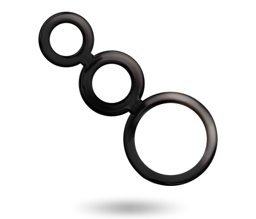 ADDICTED TOYS - RINGS SET FOR PENIS - SMOKED