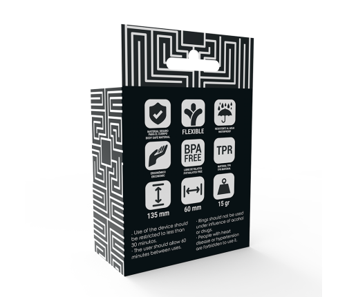 ADDICTED TOYS - RINGS SET FOR PENIS - SMOKED