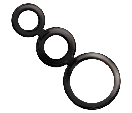 ADDICTED TOYS - RINGS SET FOR PENIS - SMOKED