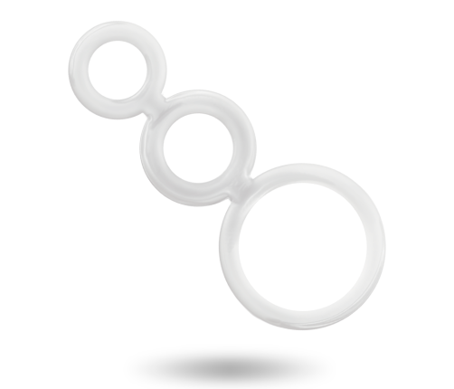 ADDICTED TOYS - RINGS SET FOR PENIS TRANSPARENT