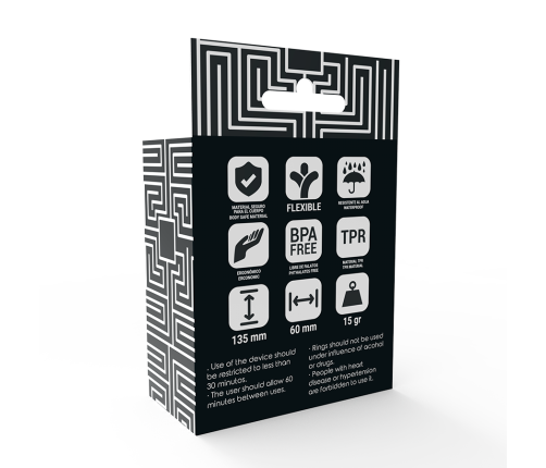 ADDICTED TOYS - RINGS SET FOR PENIS TRANSPARENT