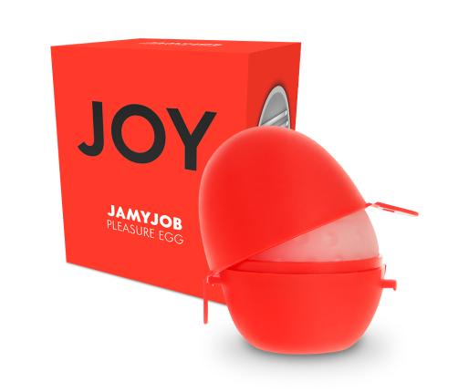 JAMYJOB - HUEVO MASTURBADOR DISCRETO VERSION ROJO JOY