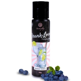 SECRETPLAY - LUBRICANT DRUNK IN LOVE GIN&TONIC 60 ML SECRETPLAY - LUBRICANT DRUNK IN LOVE GIN&TONIC 60 ML