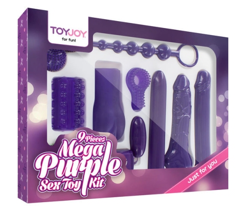 TOYJOY - JUST FOR YOU MEGA PURPLE SEX TOY KIT