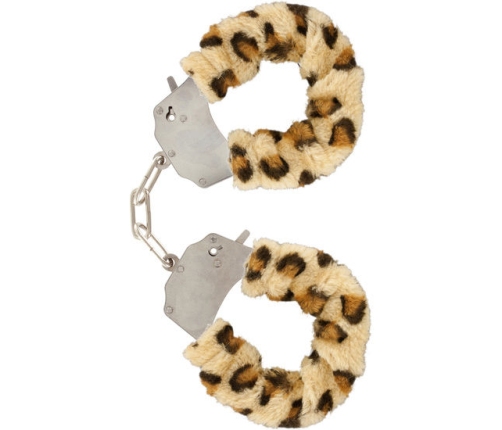 TOYJOY - FURRY FUN CUFFS BONDAGE LEOPARD