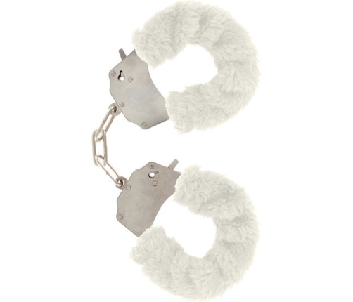 TOYJOY - FURRY FUN CUFFS BONDAGE WHITE