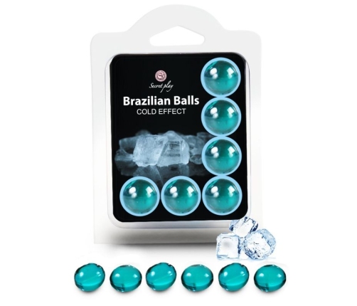 SECRETPLAY - SET 6 BRAZILIAN BALLS COLD EFFECT