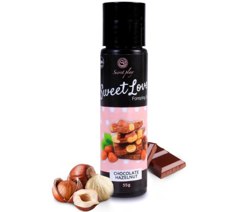SECRETPLAY - GEL SWEET LOVE CHOCOLATE WITH HAZELNUT 60 ML