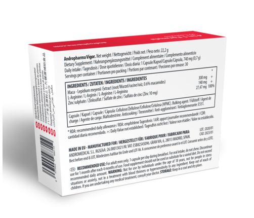 ANDROPHARMA VIGOR - LIBIDO ENHANCING SUPPLEMENT