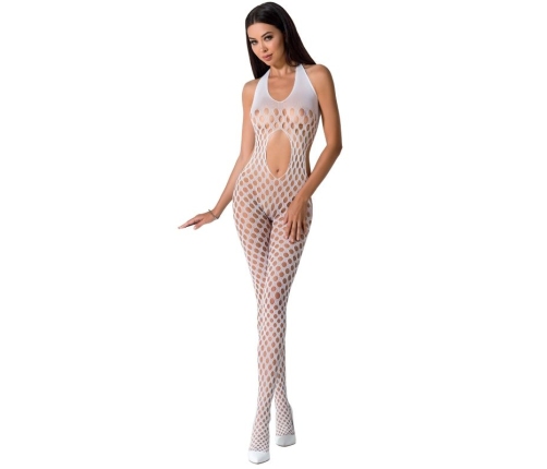 PASSION - WOMAN BS065 WHITE BODYSTOCKING ONE SIZE