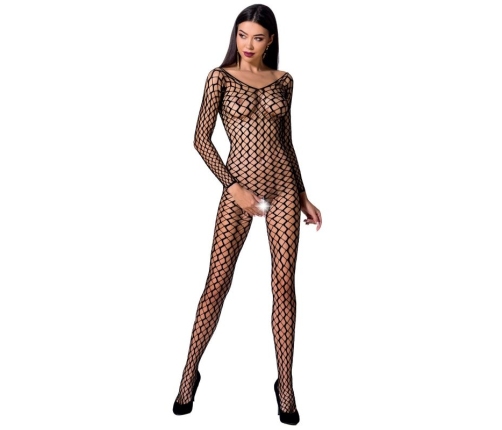 PASSION - WOMAN BS068 BODYSTOCKING BLACK ONE SIZE