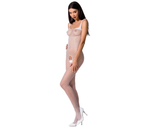 PASSION - WOMAN BS071 WHITE BODYSTOCKING ONE SIZE