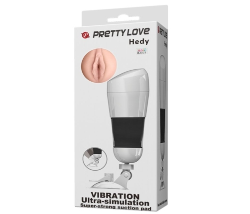 PRETTY LOVE - HEDY VAGINA MASTURBATOR WITH VIBRATION