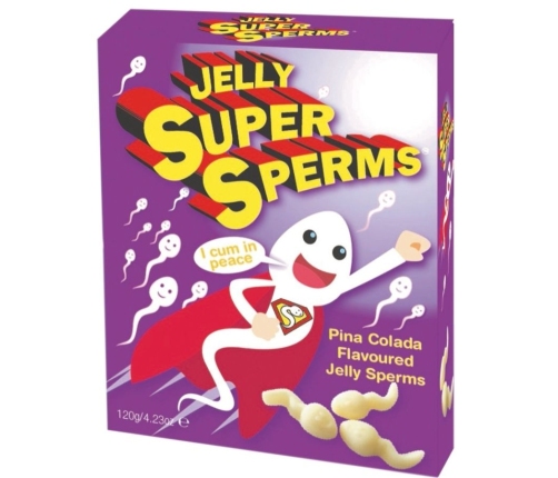 SPENCER & FLEETWOOD - JELLY SUPER SPERM GUMMIES FORM SPERM 120 GR