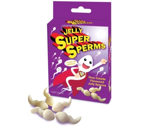 SPENCER & FLEETWOOD - JELLY SUPER SPERM GUMMIES FORM SPERM 120 GR