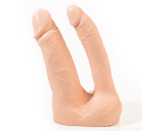 PINK ROOM - ARTHUS REALISTIC DOUBLE DILDO FLESH 17CM/15.5CM