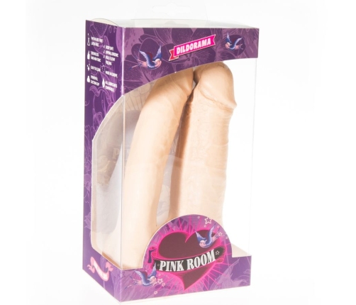 PINK ROOM - ARTHUS REALISTIC DOUBLE DILDO FLESH 17CM/15.5CM