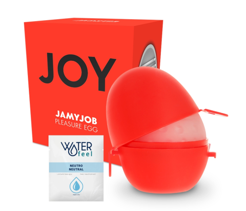 JAMYJOB - HUEVO MASTURBADOR DISCRETO VERSION ROJO JOY