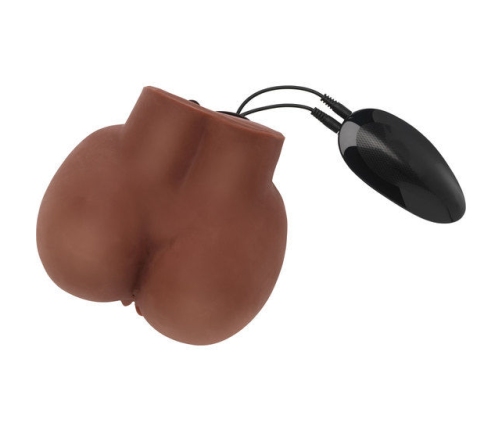 ACT - BIG ASS REALISTIC MASTURBATOR WITH BROWN VIBRATOR