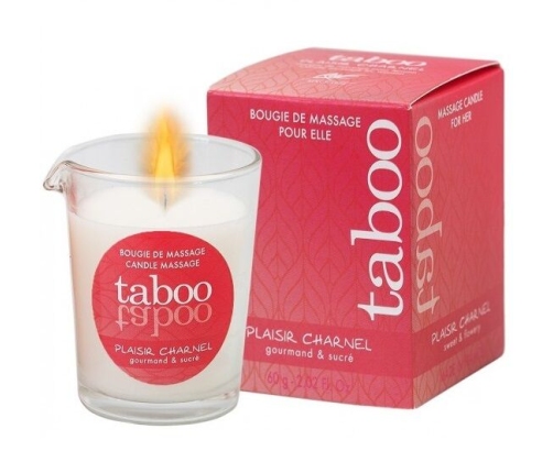 RUF - TABOO MASSAGE CANDLE FOR HER PLAISIR CHARNEL COCOA FLOWER AROMA