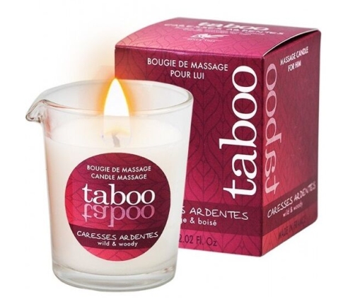 RUF - TABOO MASSAGE CANDLE FOR HIM CARESSES ARDENTES FERN AROMA