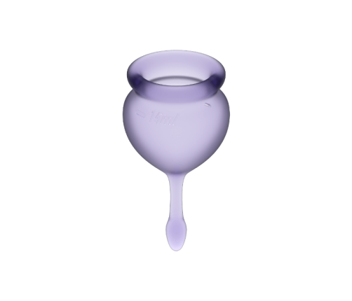 SATISFYER - FEEL GOOD MENSTRUAL CUP PURPLE 15 + 20 ML
