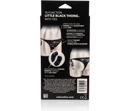 CALEXOTICS - 10 FUNCTION THONG WITH TIES