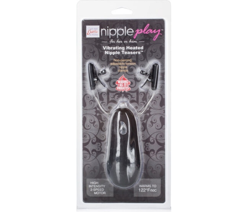 CALEXOTICS - PINZAS CON VIBRACIÓN NEGRO