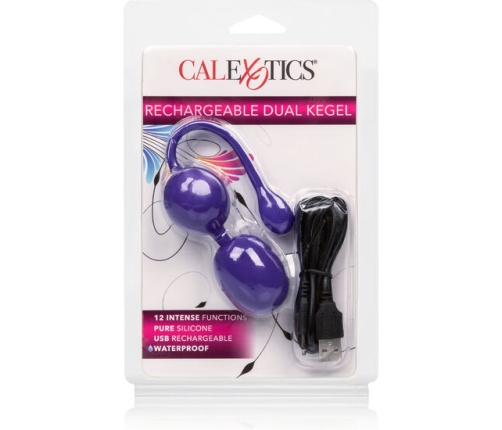 CALEXOTICS - RECHARGEABLE DUAL KEGEL PURPLE