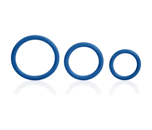 CALEXOTICS - SET TRES ANILLAS AZUL ERECCIÓN