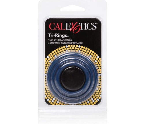 CALEXOTICS - SET TRES ANILLAS AZUL ERECCIÓN