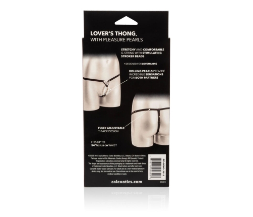 CALEXOTICS - LOVERS TANGA CON PERLAS DE PLACER