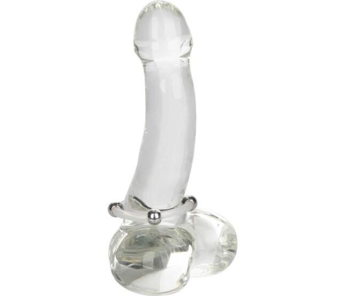 CALEXOTICS - ANILLO DE SILICONA CON CUENTAS DE ACERO TALLA L