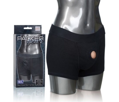 CALEXOTICS - PACKER GEAR BOXER BRIEF HARNESS M/L